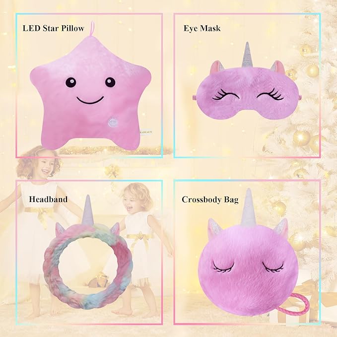 Decorative Throw Pillows for Bed Home Decor Living Room Sofa Chair Car Christmas Holiday Birthday Gifts, Cute Soft Hugging Plush Star Throw Pillow Cushion, Couch Pillows with Inserts Set Pink