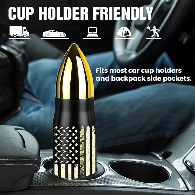 Veteran Gifts – 17oz Tumbler for Veterans, Navy, Army, Air Force, Marine Corps – Christmas, Xmas, Veterans Day, Birthday Gift for Men