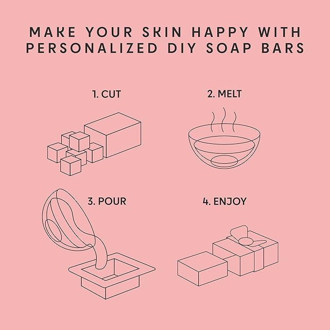 5Lb Oatmeal Soap Base - Bulk Melt and Pour Organic Soap Making Supplies - SLS/SLES Free, No Palm Oil, All Natural - Perfect for DIY Projects, Gentle on Skin, Moisturizing