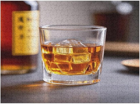 Liquor Alcohol Spirits Drink Whiskey - 500 Piece Jigsaw Puzzles for Adults，Stress Relieving Game Props Positive Thinking Puzzles Party Entertainment Puzzles for Adults and Teens Toy