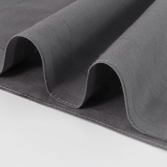HOULIFE Men's Cotton Handkerchiefs, Solid Color 60S Soft Cotton Hankies for Men Women 6/12PCS 15.7"×15.7"