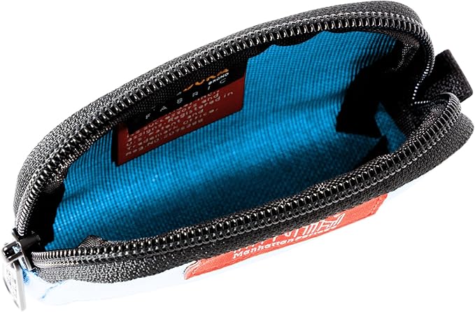 Manhattan Portage Coin Purse With Zipper Closure Pouch Eclectic Colors Credit Card ID Card Jewelry Keys Water Resistant Gift 1000D CORDURA® Everyday Carry