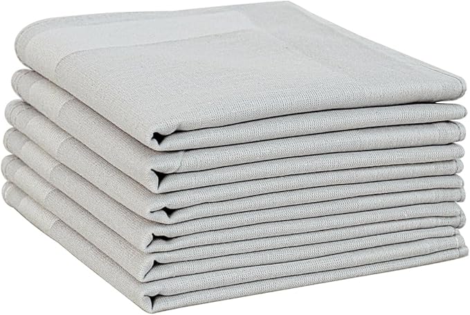 Bycc Bynn Men's Handkerchiefs Soft Cotton Solid Colour Classic Hankie