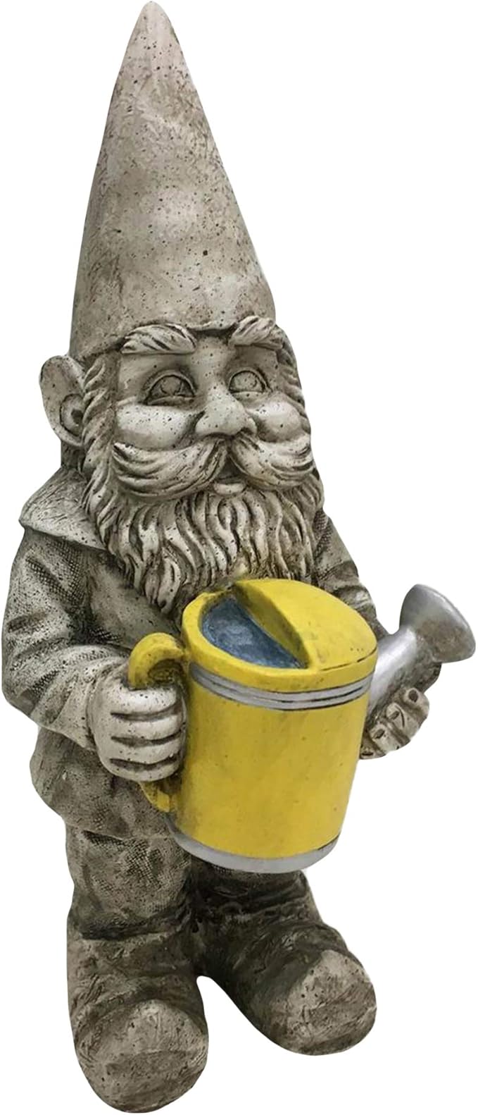 Design House 395830 Indoor/Outdoor Gnome with Watering Can Figurine Statue for Garden Patio Home & Office Décor Housewarming Gifting Birthdays, 18.5" x 6.9" x 7.4, Multicolor