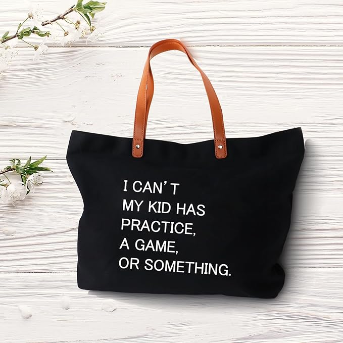 Lamyba New Mom Gifts, Mama Bag Tote with Makeup Bag, Cool Gifts for Mom to be/Expecting Mom/Pregnant Women