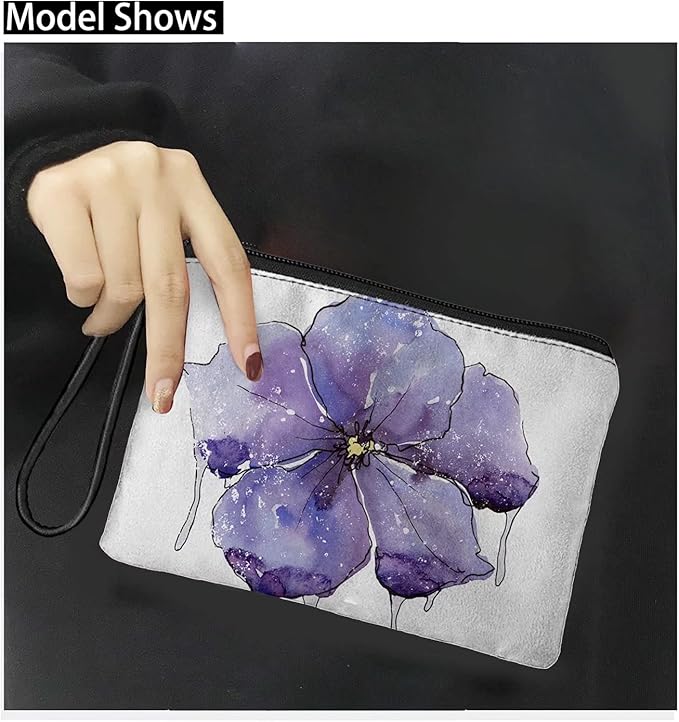 Dolyues Coin Purse, Soft Classic Delicate Cash Coin Purse, Key Holder For Women Children Girls, Customized Pattern Printing, 7 X 5 X 0.5 Inches