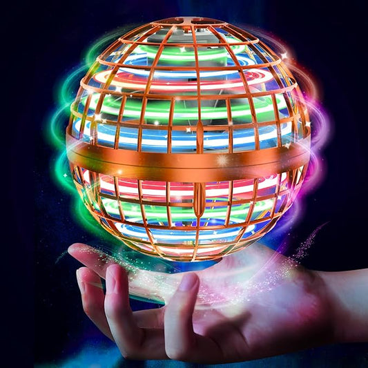 Tikduck Flying Orb Ball 2025 Toys Soaring Hover Boomerang Spinner Hand Controlled Mini Drone Cosmic Globe Spinning Kids Outdoor Fly Toy Birthday Gift Cool Stuff for Boys Girls 6 7 8 9 10+ Year Old
