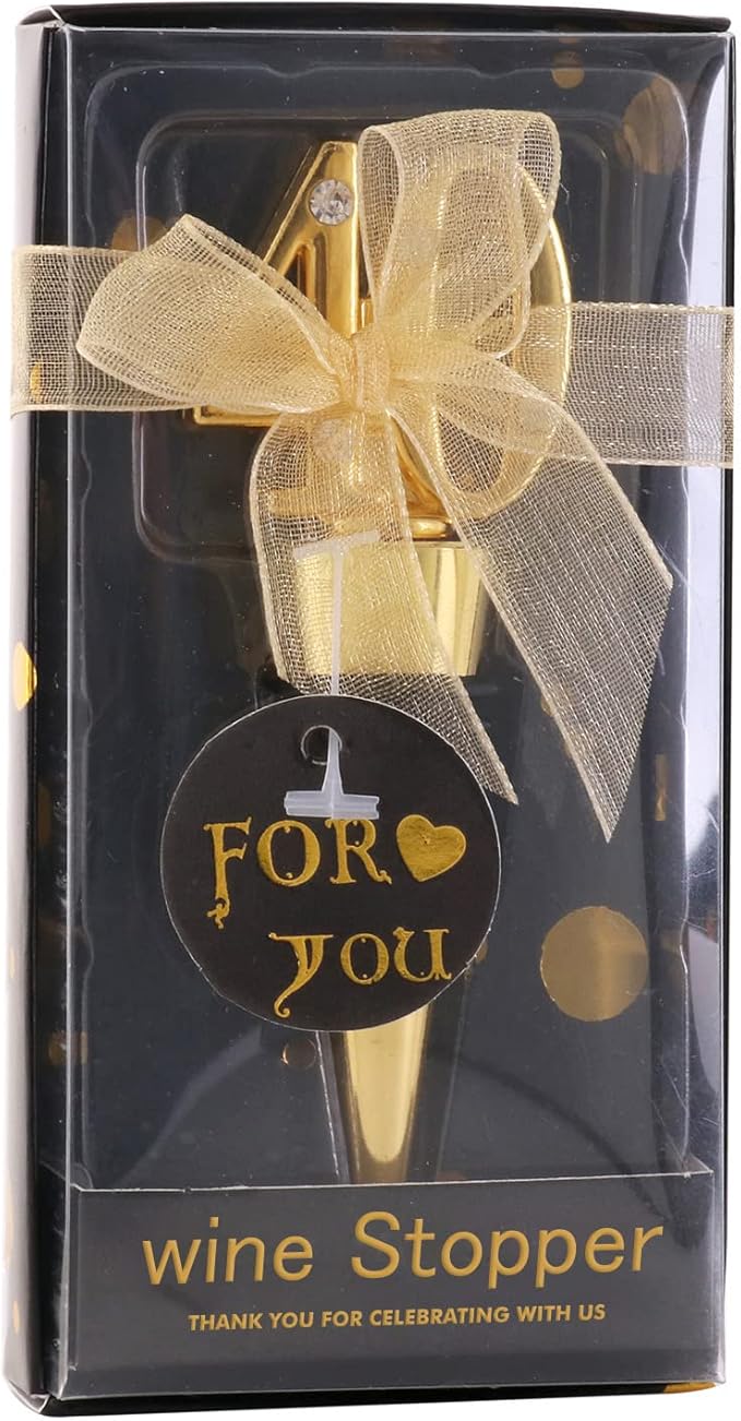 24 Pack 40th Birthday Favors For Guests 40 Years Old Wine Bottle Stopper With Gift Box For 40th Wedding Gift Party Favor Decoration