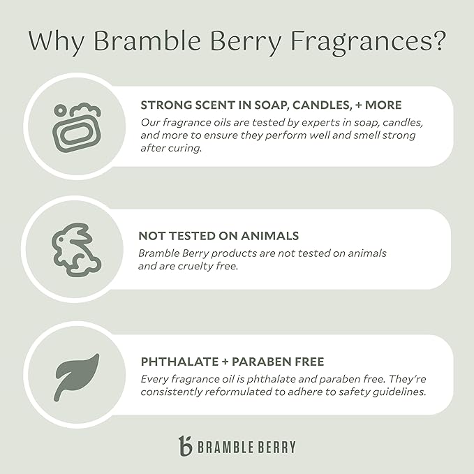 Bramble Berry Oatmeal Milk and Honey Fragrance Oil 2 oz | Warm Sweet Scent for Soap Making, Candle Making, Lotion & Bath Bombs | Skin Safe, Vegan, Paraben & Phthalate Free, DIY Craft Essential