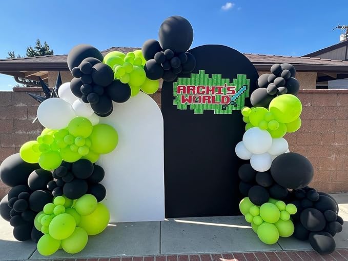 Bezente Lime Green Giant Balloons 36 Inch - 8 Pack Jumbo Green balloons Large Round Light Green Latex Balloons for Birthday Bridal Shower Dinosaur Jungle Party Decoration