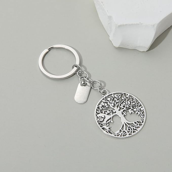 PHAETON 20PCS Tree Of Life Thank You Keychain Graduation & Team Appreciation Gifts