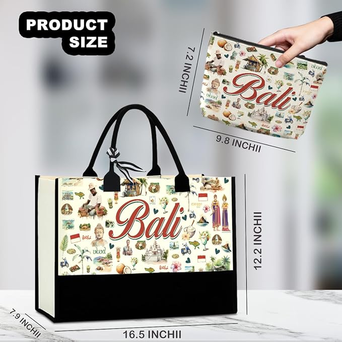 Tokyo Capetown Dubai Rome Amsterdam Vancouver Sydney London Bali Philadelphia Gifts for Women Canvas Tote Bag