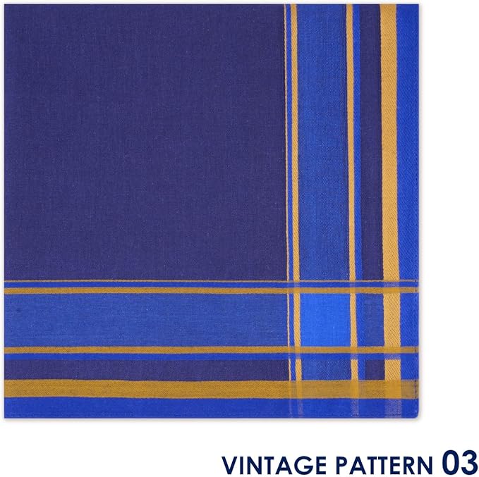 Selected Hanky 100% Cotton Handkerchiefs for Men