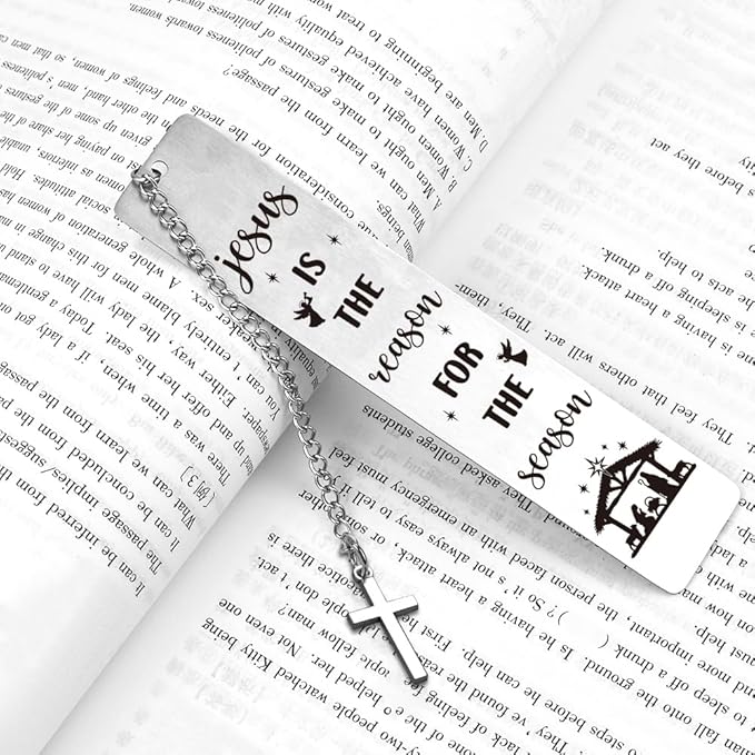 Quimoy Confirmation Gifts for Teenage Boys Girls, Christian Gifts for Women Faith, Baptism Gifts for Girl, Inspirational Easter Christmas Birthday Graduation Bookmark Gift for Her