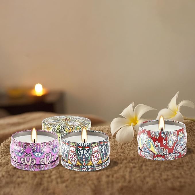 Scented Candles Gift Set, 2.5 oz Soy Wax Aromatherapy Candle for Home, Romantic Candles Gift for Mother Day Christmas Valentines Birthday (24 Pack)