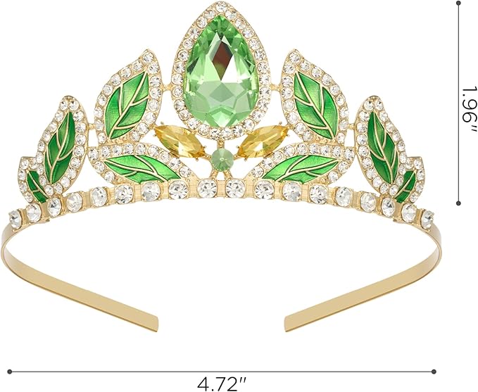 SWEETV Princess Tiara for Little Girls,Tiara Crown Headband Birthday Party Prom Costume Accessories Gift Toddler Kids Baby