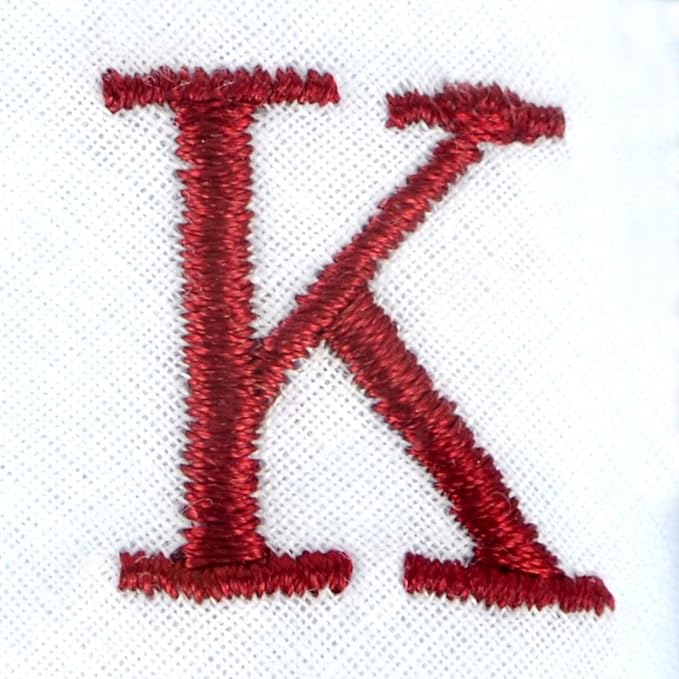 Initial Handkerchief for Men, Monogrammed Boxed 3 Piece Set,100% Cotton