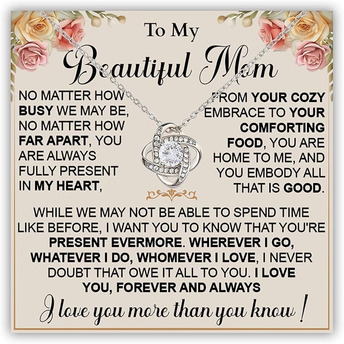 To My Mom Necklace, To My Badass Mom Necklace, To My Loving Mom Necklace From Son, Mother Daughter Necklace Gifts for Mom, Mothers Day Necklace Gift For Mom, Best Necklace Gifts For Mom