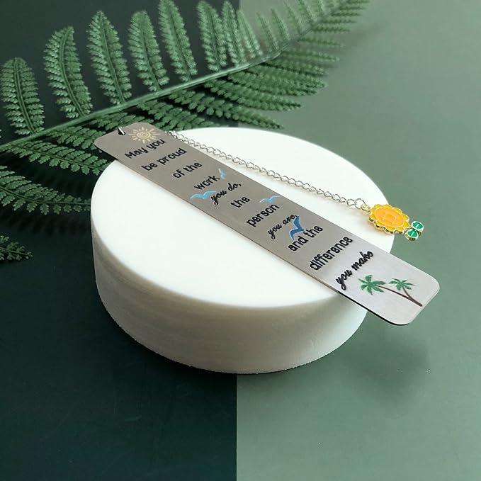 Bookmarks for Women Men Appreciate Gifts Bookmark Dad Mom Bestie Grandma Grandpa Teacher Birthday Present Auntie Uncle Sunflower Book Lover Colleague Friend Retirement Christmas Keepsakes (May You)