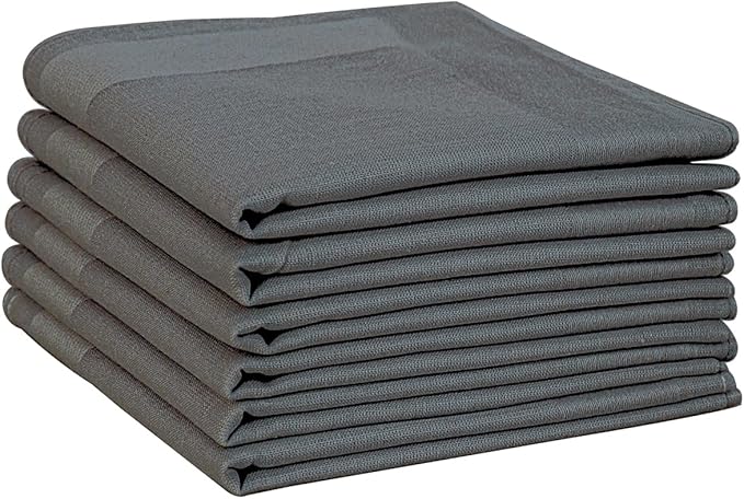 Bycc Bynn Men's Handkerchiefs Soft Cotton Solid Colour Classic Hankie