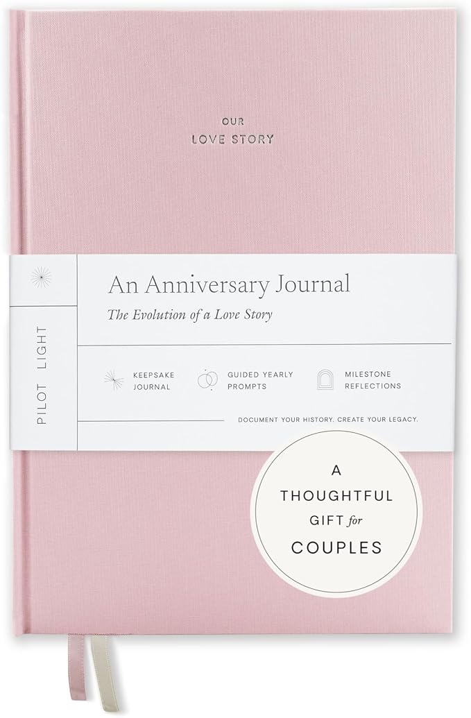 Anniversary Journal: Memory-Focused Valentine’s Day Gift for Couples to Capture the Evolution of Your Love Story, Wedding Memory Book, Couples Journal, & Anniversary Scrapbook - Wedding Registry Gift & Paper