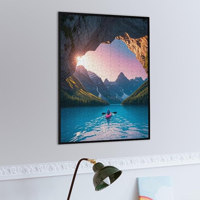 Wooden Puzzle - Follow Your Heart Jigsaw Puzzles，Wooden Puzzles for Adults 500 Pieces Unique Gifts for Wall Art，Challenge Puzzles，Educational Games，Family Puzzles