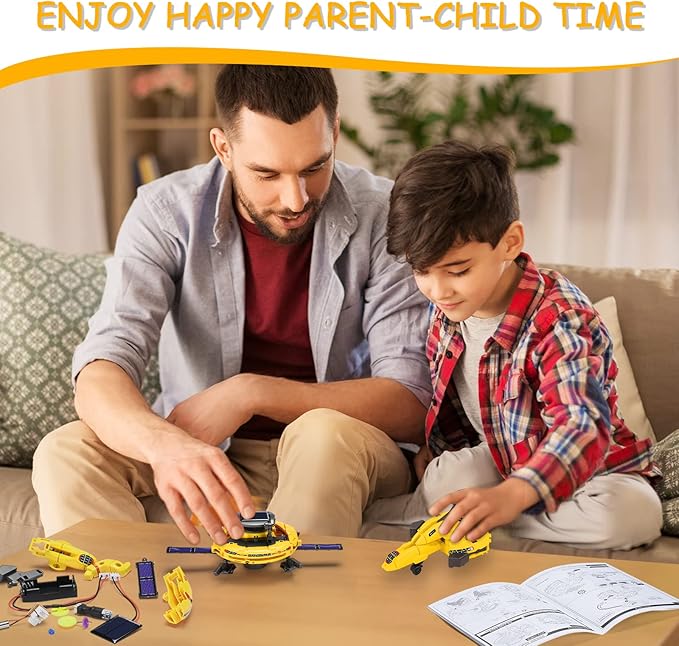 AESGOGO STEM Projects for Kids Age 8-12, Science Kits for Boys, Solar Robot Space Toy Building Kits, Christmas Birthday Gifts for 8 9 10 11 12-14 Year Old Boys Girls Teens.