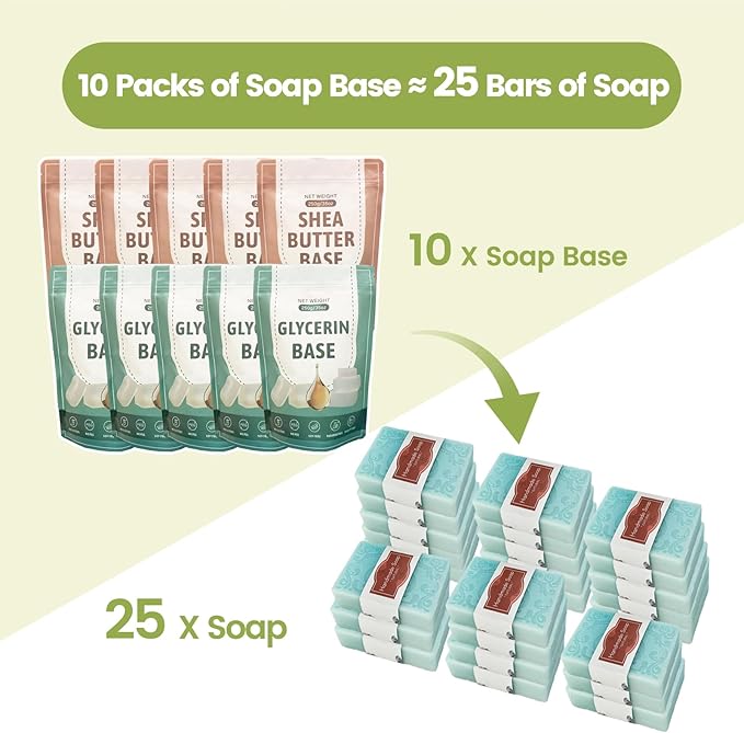 PIUH Deluxe Soap Making Kit for Soap Making, DIY Soaps Making Full Set Kits Includes Soap Melter, 4 lb Soap Base, 8 Essencial Oils, Silicone Loaf Molds & Scraper, Cutters, 8 Dyestuffs for Adults Gift