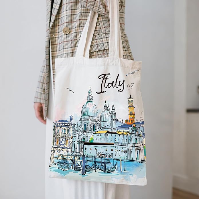 Canvas Tote Bag Gift - Funny Reusable Cloth Bags Vintage Totes Gifts for Women Shopping Grocery Lover Books Reader