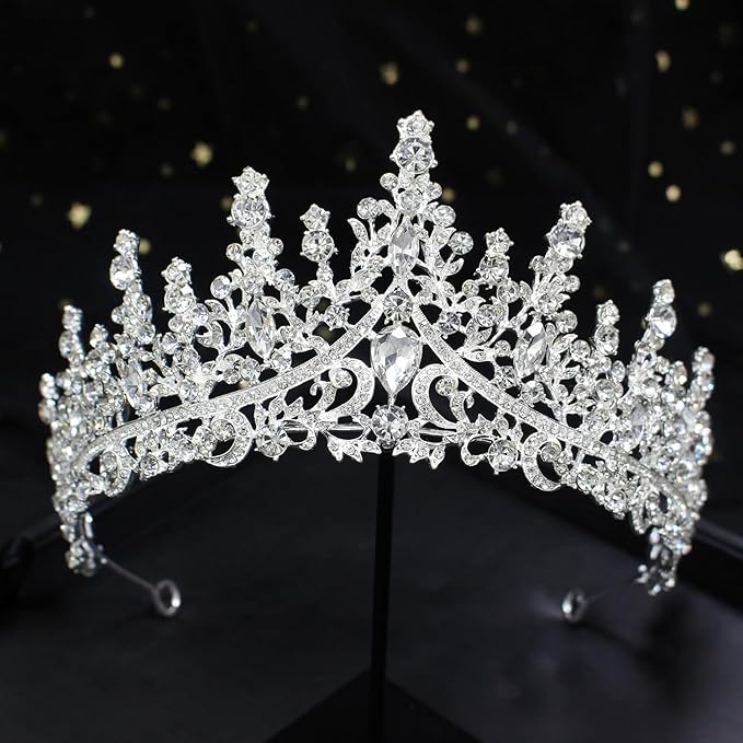 COCIDE BIRTHDAY QUEEN Birthday Sash for Women Crowns and Tiaras for Girls Birthday Decorations Set Rhinestone Headband Hair Accessories Glitter Sashes for Party Supplies