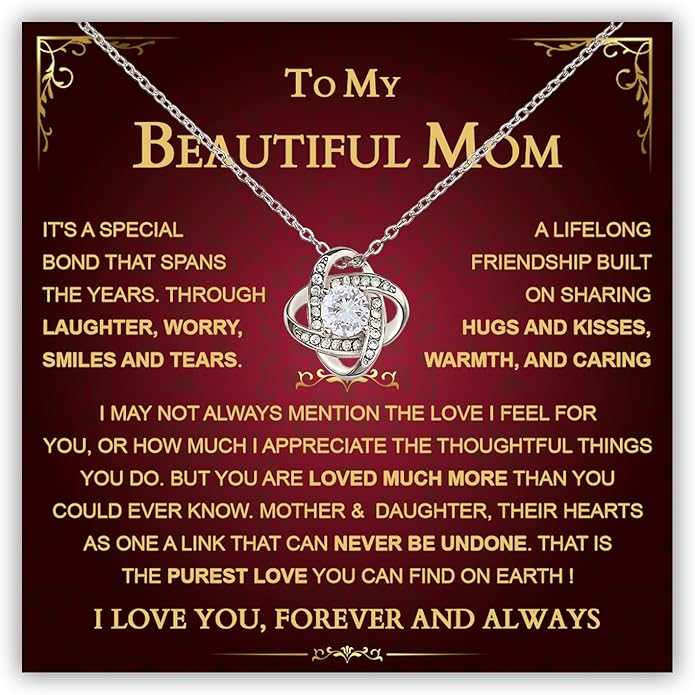 To My Mom Necklace, To My Badass Mom Necklace, To My Loving Mom Necklace From Son, Mother Daughter Necklace Gifts for Mom, Mothers Day Necklace Gift For Mom, Best Necklace Gifts For Mom