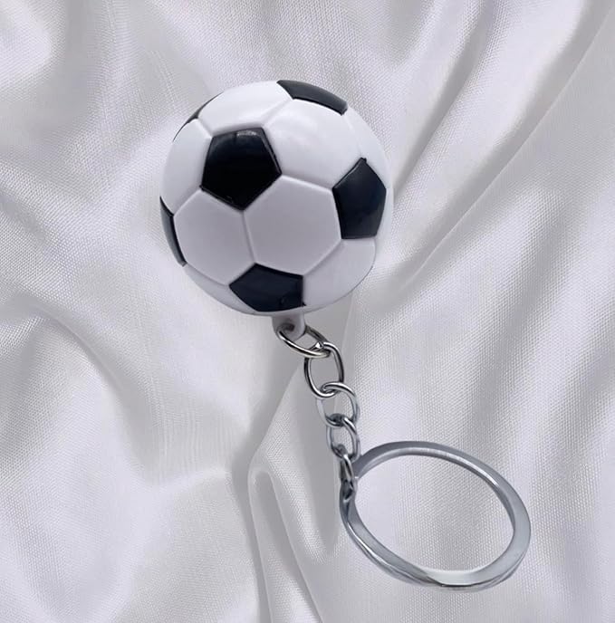 Mini 3D Soccer Sports Fan Keychains World Cup Backpack Pendant - Car Keychain Men's Toy Cool Football Birthday Gifts