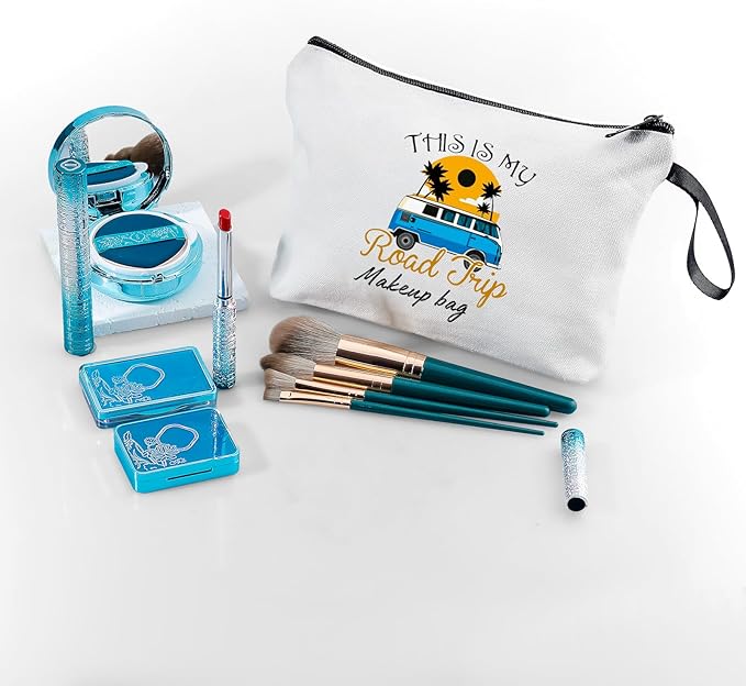 Travel Cosmetic Bag - Perfect for Women's Gifts, Road Trips, Birthdays, Christmas & More