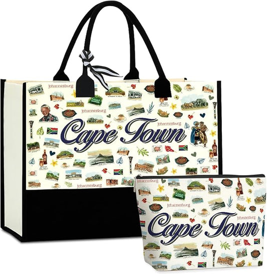 Tokyo Capetown Dubai Rome Amsterdam Vancouver Sydney London Bali Philadelphia Gifts for Women Canvas Tote Bag