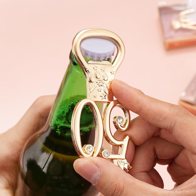 24 Packs 50th Bottle Opener, Gifts for 50th Birthday Party Favors, Wedding Anniversary Party Return, Gifts or Souvenirs for Guests, Theme Party Decorations