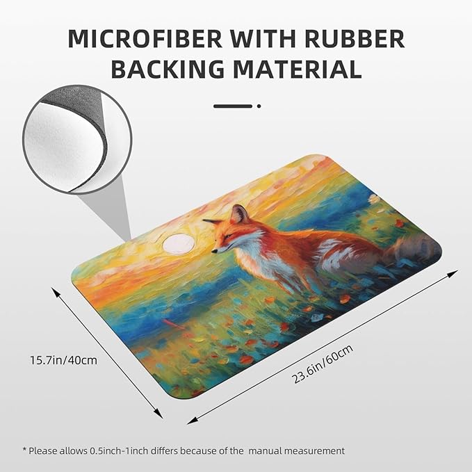 Diatomaceous Earth Bath Mat - Non-Slip Quick-Dry Bathroom Rug with Stylish Prints, Eco-Friendly Absorbent Floor Mat for Shower, Poolside(Vibrant Designs, 15.7 X 23.6Inch)
