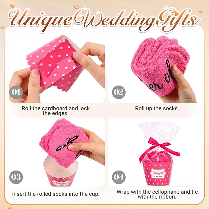 HAPPYPOP Wedding Gifts for Mother - Mother of the Groom & Bride Gifts, Mom in Law Socks