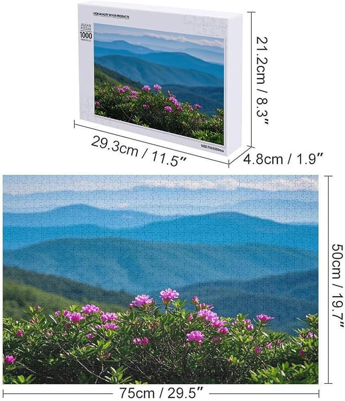 Natural Landscape - 1000 Piece Jigsaw Puzzles for Adults，Stress Relieving Game Props Positive Thinking Puzzles Party Entertainment Puzzles for Adults and Teens Toy