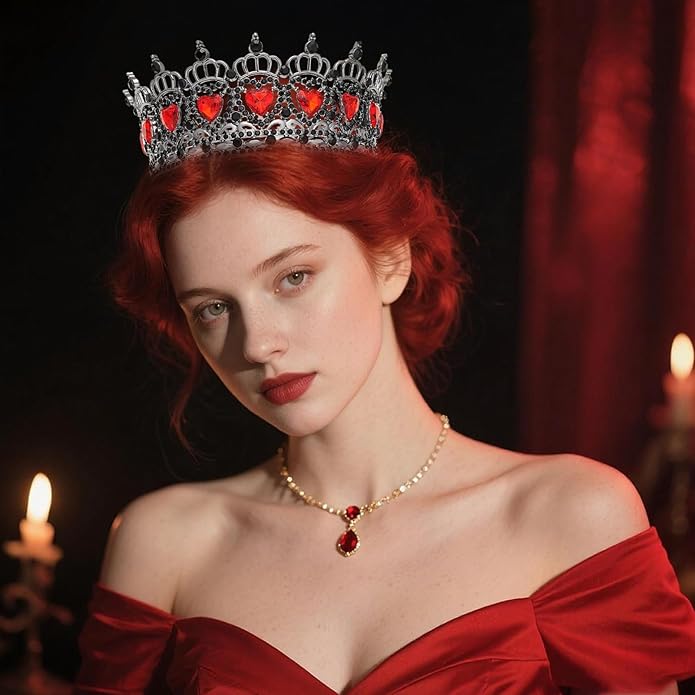 Queen Crown Rhinestone Wedding Crowns and Tiaras for Women Costume Party Hair Accessories Princess Birthday Crown Crystal Bridal Crowns