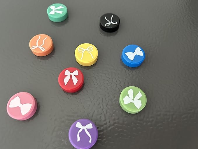20 Pack Fridge Magnet, Mini Strong Magnets for Whiteboard, Refrigerator Magnets, Locker & Map- Colorful Round Cute Small Magnets for Kitchen, Office, Classroom, School,10 Colors (Assorted)