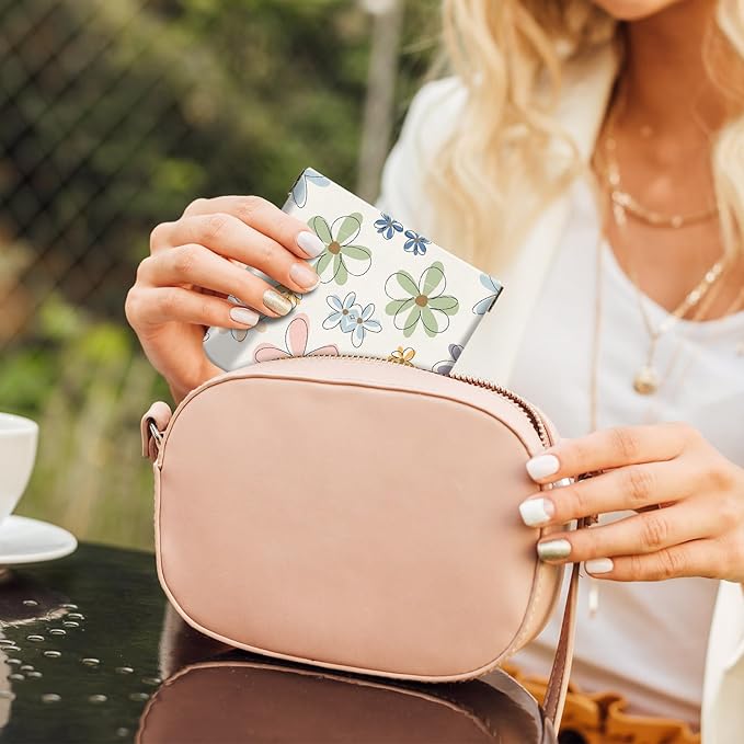 2Pcs PU Leather Small Squeeze Coin Purse Pouch Mini coin Bag Unique And Cute Wallet Cosmetic Bags Change Bag For Women Girls Men （Black Powder Line Flower