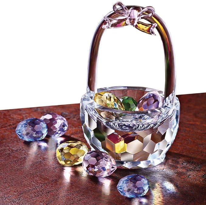 Bits and Pieces Crystal Figurines (Easter Basket)