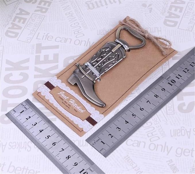Pack of 20 Retro Style Cowboy Boots Beer Bottle Opener Wedding Favors,Party Favors for Guest Souvenir Gift for Baby Shower Birthday Party Decorations and Supplies (Retro Boots)
