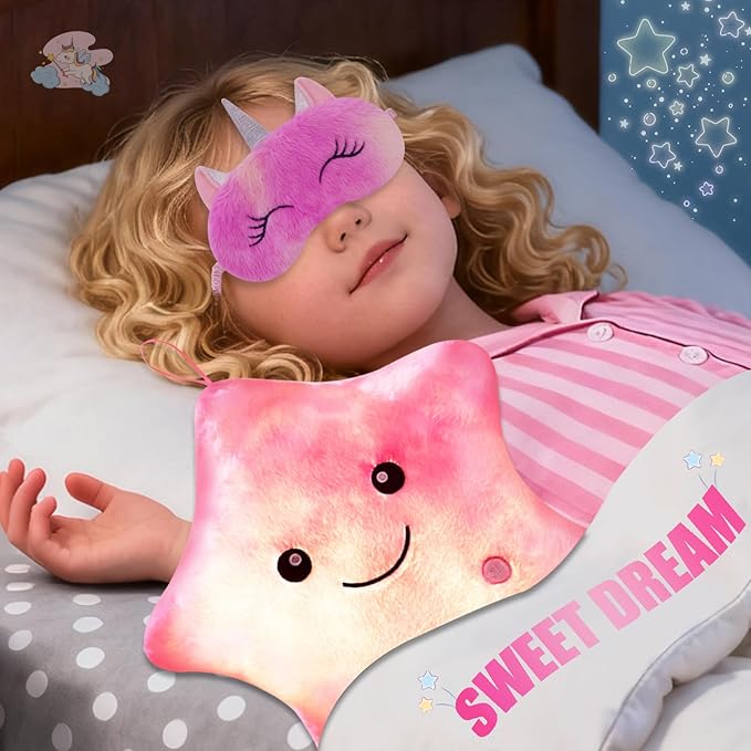 Throw Pillows for Bed Couches Living Room Decor House Sofa Chair Christmas Birthday Party Gifts, Cute Funny Plush Star Shape Decorative Pillows, Inserts & Covers, Big Throw Pillow Peach Pink