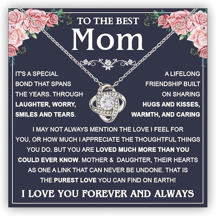 To My Mom Necklace, To My Badass Mom Necklace, To My Loving Mom Necklace From Son, Mother Daughter Necklace Gifts for Mom, Mothers Day Necklace Gift For Mom, Best Necklace Gifts For Mom