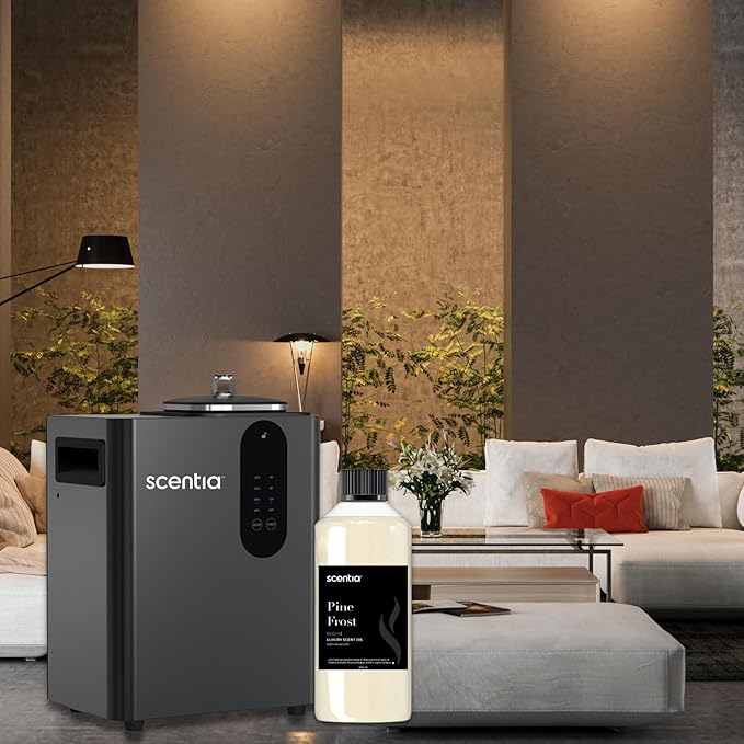 Scentia Pine Frost Essential Oil – 500ml Professional Holiday Diffuser Oil | Crisp Winter Blend with Fir, Pine, Citrus & Vanilla | Bulk Aromatherapy for Homes, Spas, Hotels & DIY Candle Supplies