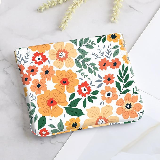 2Pcs PU Leather Small Squeeze Coin Purse Pouch Mini coin Bag Unique And Cute Wallet Cosmetic Bags Change Bag For Women Girls Men Color Crush