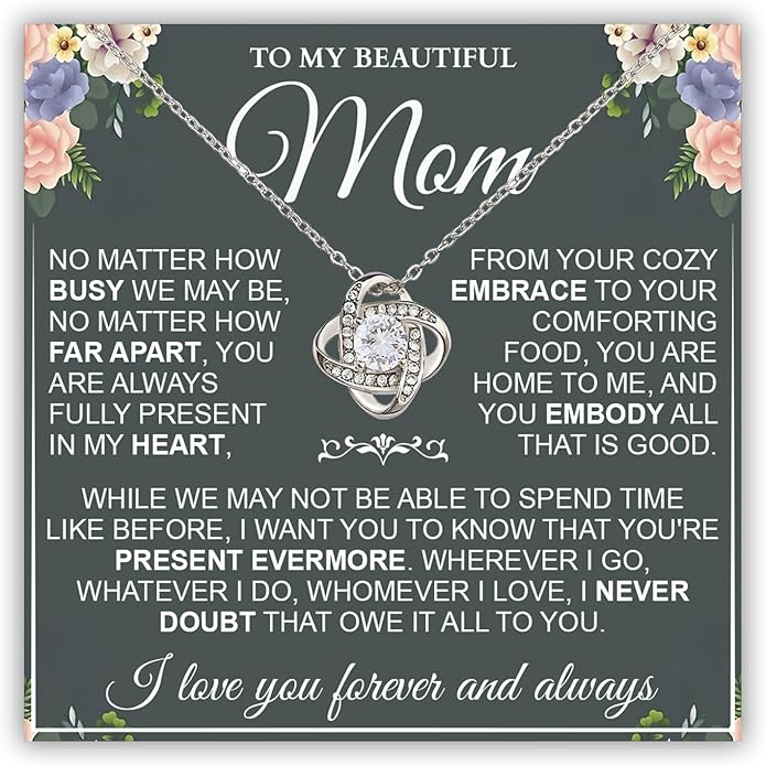 To My Mom Necklace, To My Badass Mom Necklace, To My Loving Mom Necklace From Son, Mother Daughter Necklace Gifts for Mom, Mothers Day Necklace Gift For Mom, Best Necklace Gifts For Mom