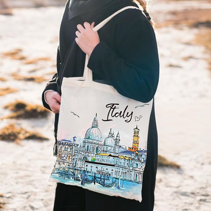 Canvas Tote Bag Gift - Funny Reusable Cloth Bags Vintage Totes Gifts for Women Shopping Grocery Lover Books Reader