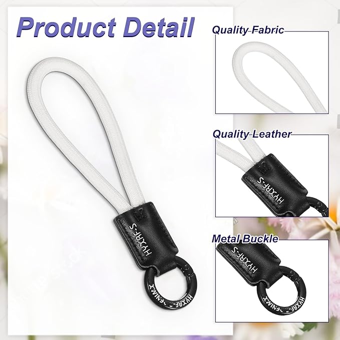 PATIKIL Handmade Cowhide Key Chain,Stylish Bag Pendant Leather Car Key Lanyard Mobile Phone Keychain Accessories, 2 Pack